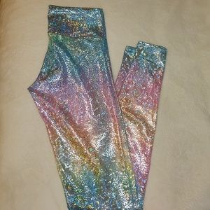 Purusha People Ocean Rainbow Leggings-worn 1x 🌈